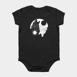 Negative Wolves Baby Bodysuit